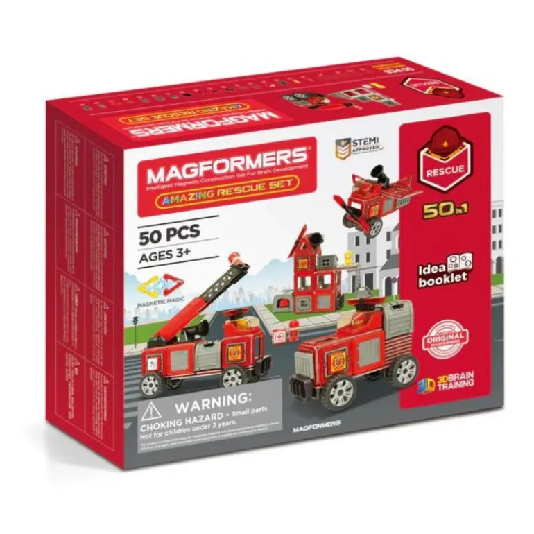 Amazing Rescue Magnetic Set - 50 Pieces