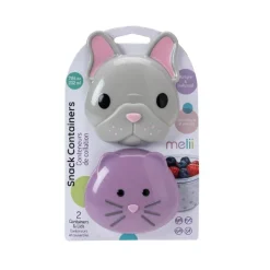 Animal Snack Containers - 2 Pack