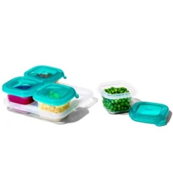 Baby Blocks Silicone Freezer Storage Containers