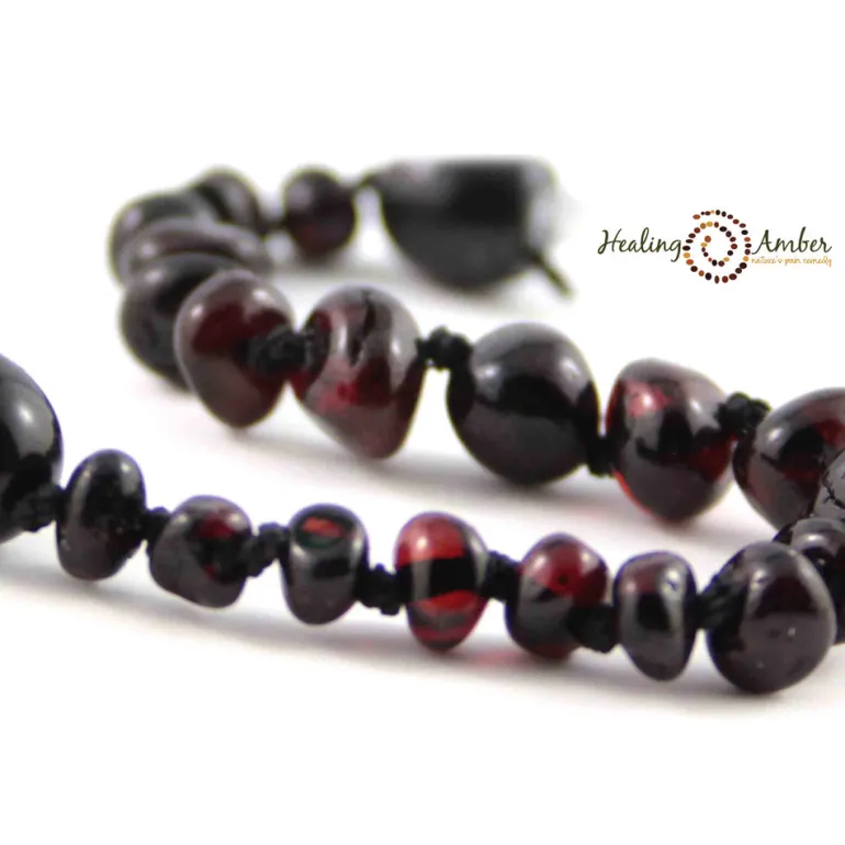 Baltic Amber Teething Bracelets - 5.5 inches