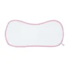 Bamboo Burp Cloth - White/Pink