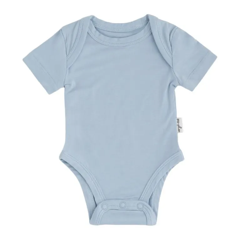Bamboo Short Sleeve Bodysuits - Solids