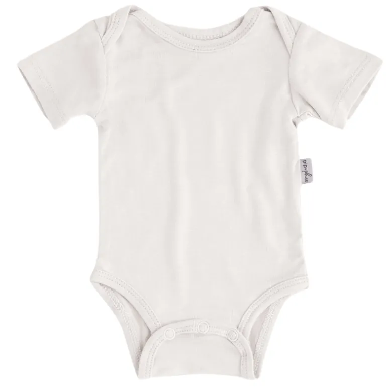 Bamboo Short Sleeve Bodysuits - Solids