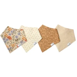 Bandana Drool Bibs - 4 Pack