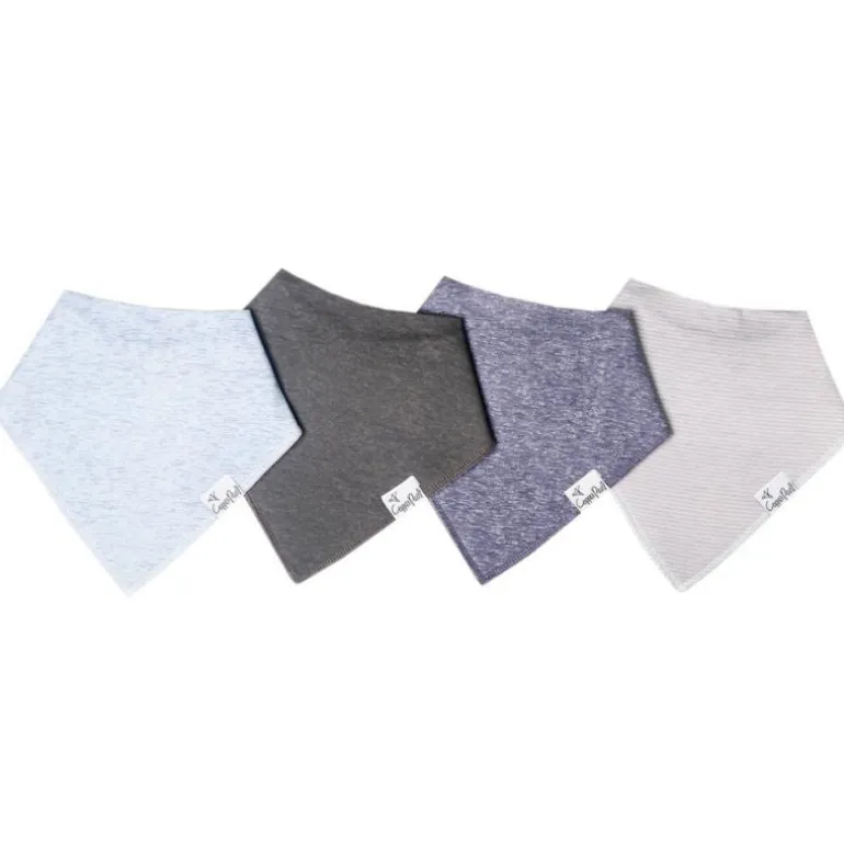 Bandana Drool Bibs - 4 Pack