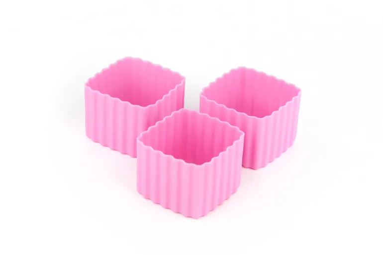 Bento Cups Square - Pink