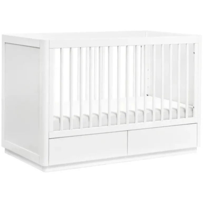 Bento 3-in-1 Convertible Storage Crib with Toddler Bed Conversion Kit