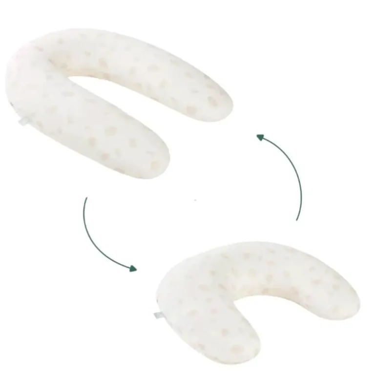 B.Love 2-in-1 Pregnancy & Breastfeeding Pillow - Off White Petals