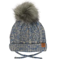 Cable Pom Hat