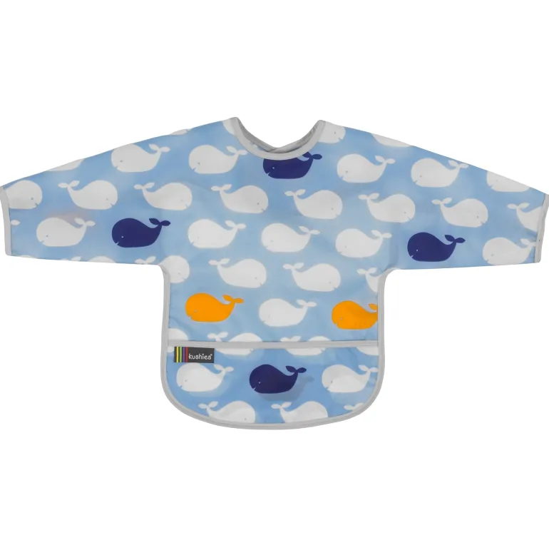 Clean Bib with Sleeves- 2-4 Yr