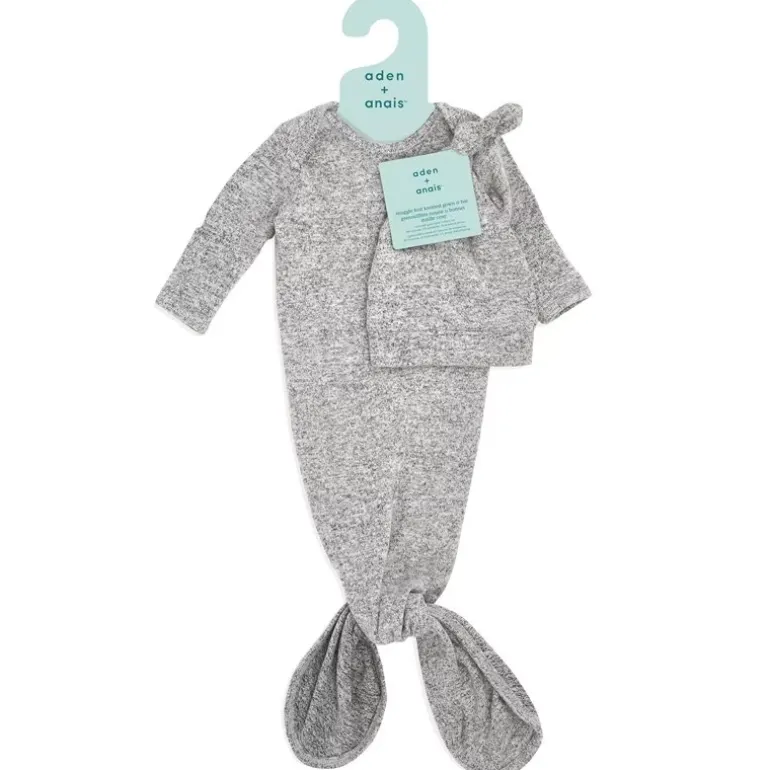 Comfort Knit Gown + Hat Set