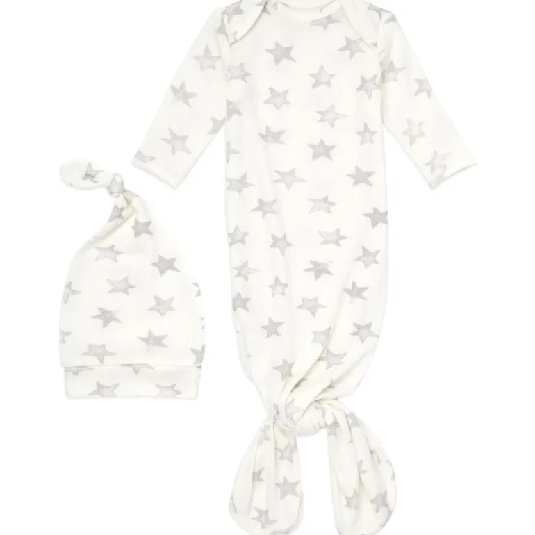 Comfort Knit Gown + Hat Set