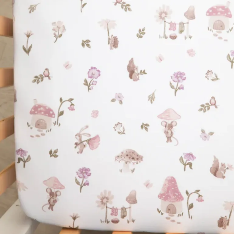 Cotton Jersey Fitted Crib Sheets