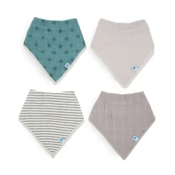 Cotton Muslin + Fleece Bandana Bib