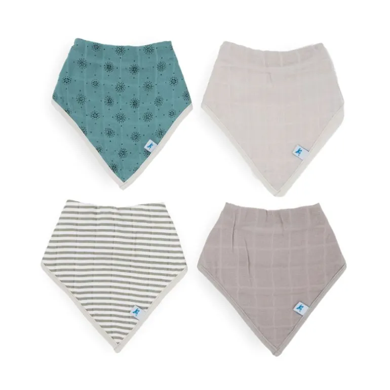 Cotton Muslin + Fleece Bandana Bib