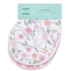 Cotton Muslin Burpy Bibs - 2 Pack