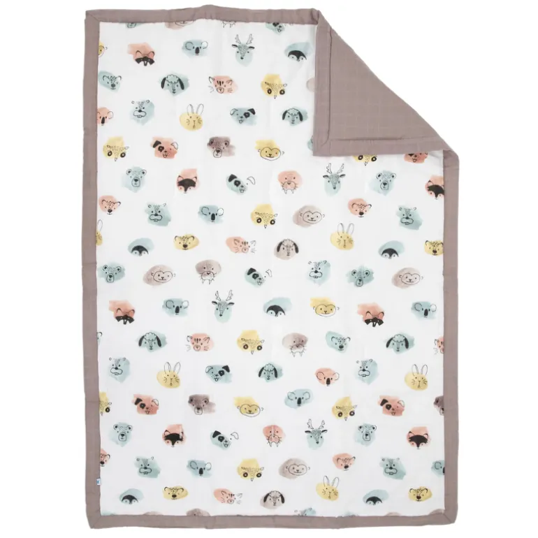 Cotton Muslin Toddler Comforter