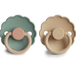 Daisy Silicone Pacifiers - 2 Pack