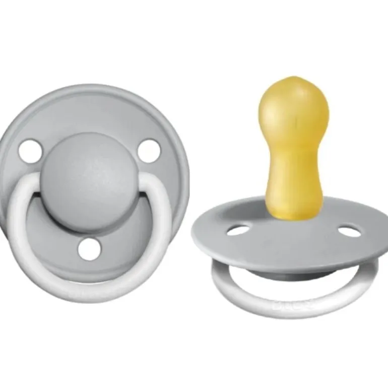 De Lux Natural Rubber Latex Pacifier - 2 Pack