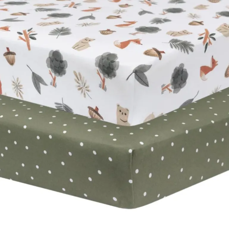 Fitted Cotton Crib Sheet