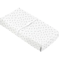 Flannel Change Pad Cover with Slits
