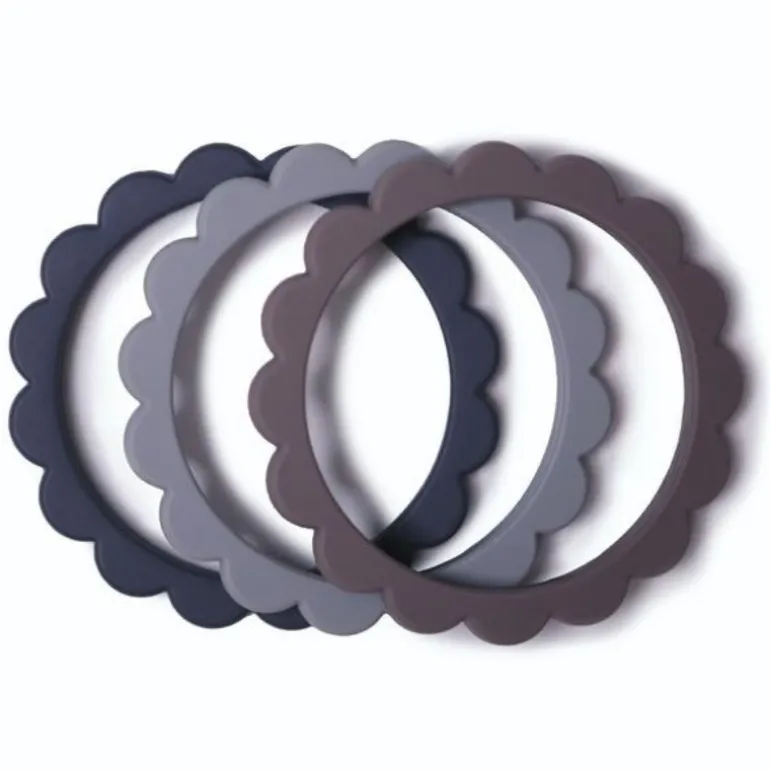 Flower Teething Bracelet - 3 Pack