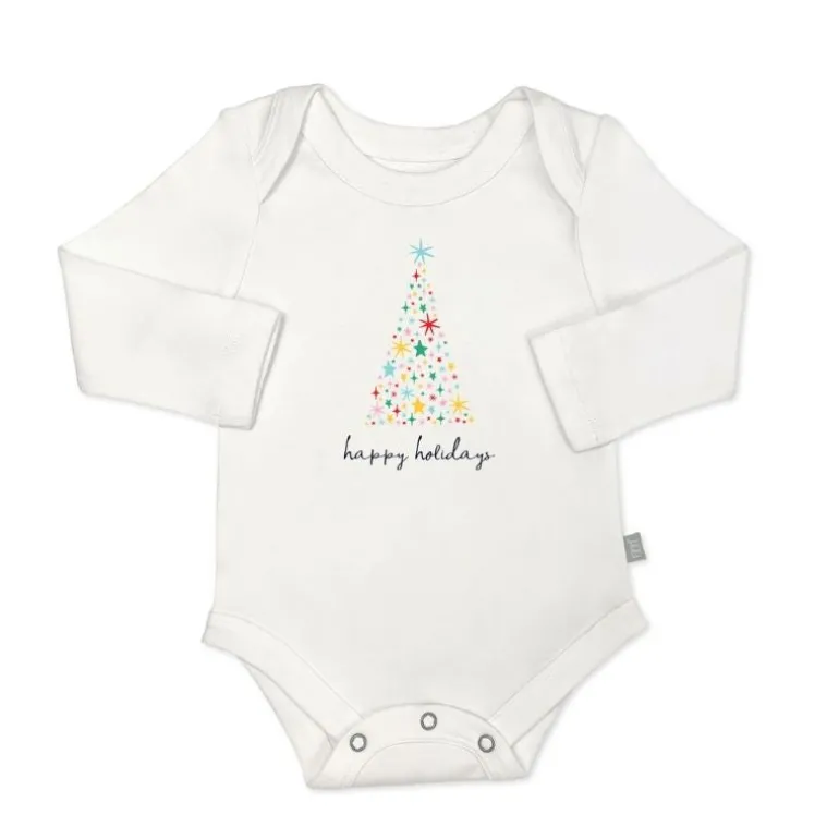 Holiday Graphic Long Sleeve Bodysuit