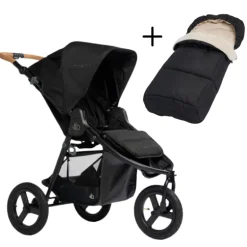 Indie All-Terrain Stroller + Cold Weather Footmuff Bundle