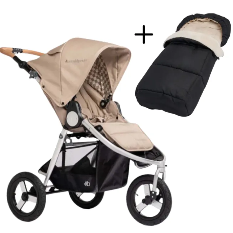 Indie All-Terrain Stroller + Cold Weather Footmuff Bundle