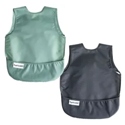 Mess-Proof Apron Bib - 2 Pack