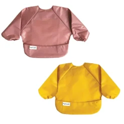 Mess-proof Full Sleeve Bibs - 2 Pack