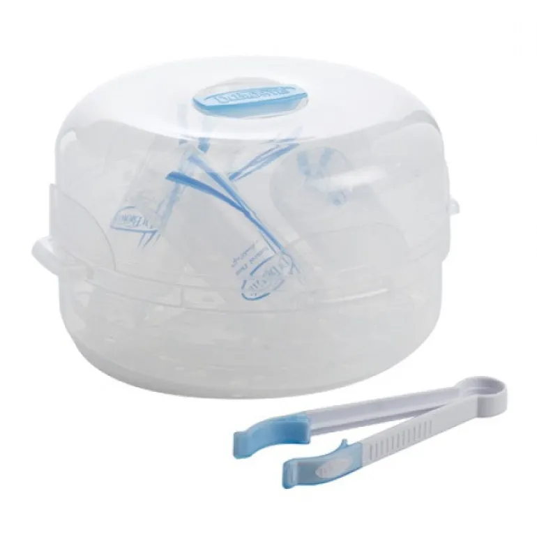 Microwave Steam Sterilizer w/ Tongs