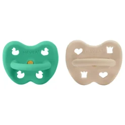 Natural Rubber Pacifier - 2 Pack