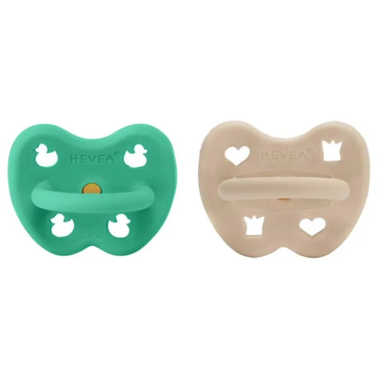 Natural Rubber Pacifier - 2 Pack