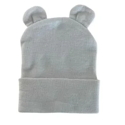 Newborn Knitted Bear Ear Hat