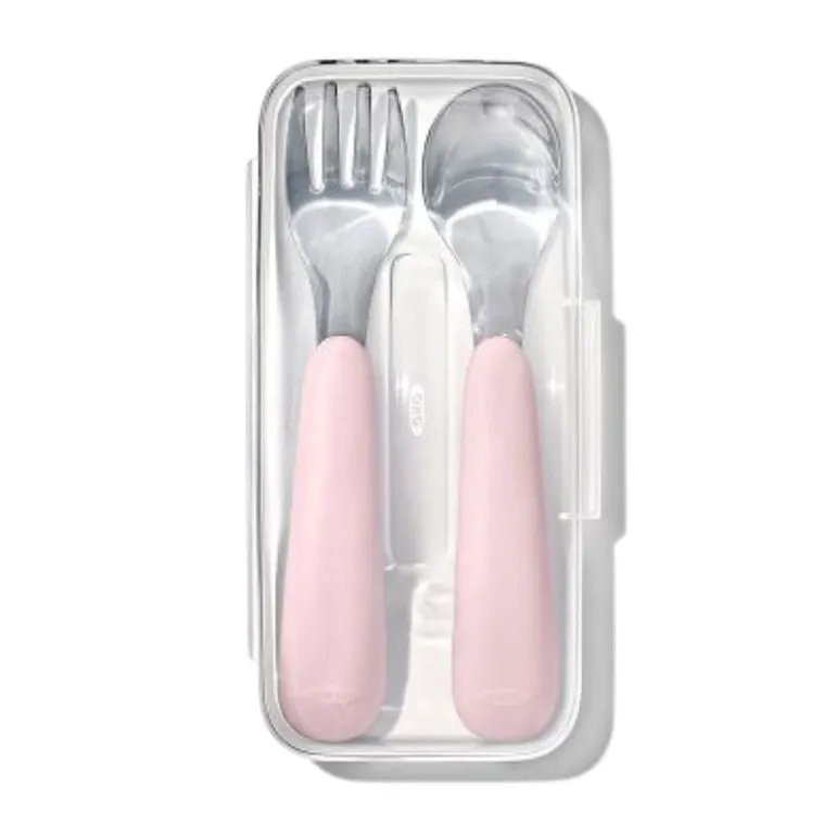 On-the-Go Fork & Spoon Set with Case