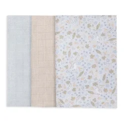 Organic Baby Muslin Squares 3 Pack