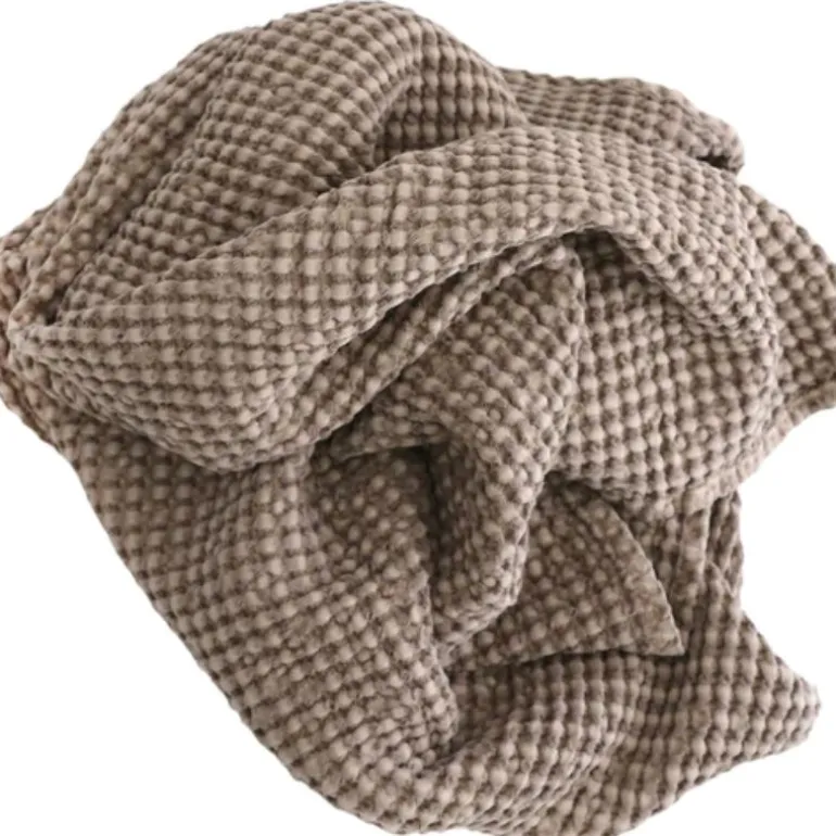 Organic Waffle Knit Blanket