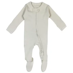 Organic 2-Way Zipper Baby Footie