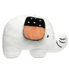 Patchwork Jungle Elephant Pillow