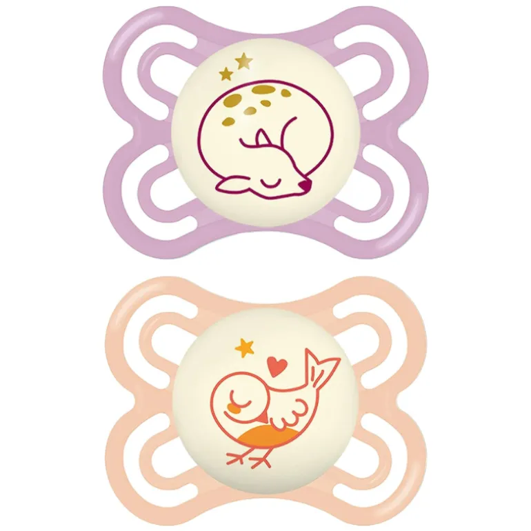 Perfect Night Orthodontic Pacifier - 0-6 Months - 2 Pack