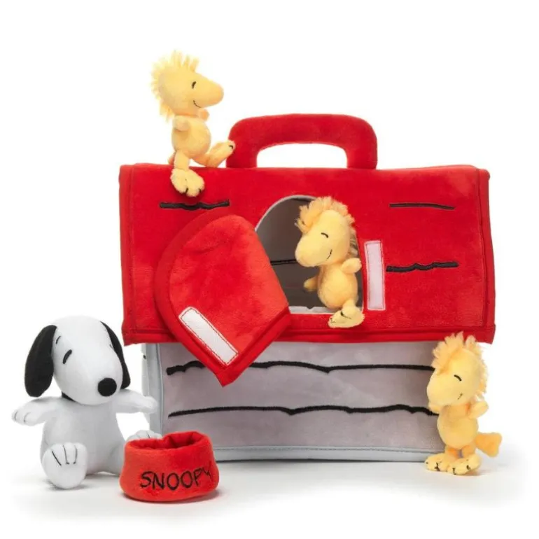 Plush - Classic Snoopy Interactive Dog House Set