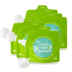 Reusable 3.4oz Food Pouch - 6 pack