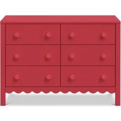 Sammy Scallop 6-Drawer Dresser