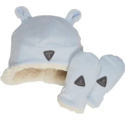 Sherpa Toque and Mittens Set
