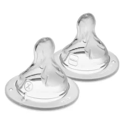 Silicone Bottle Nipples - 4 Pack