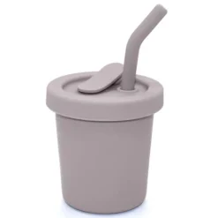 Silicone Straw Cup - 6 Oz