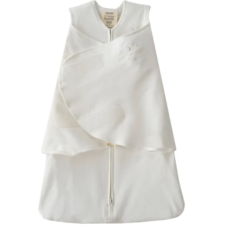 SleepSack Swaddle 100% Organic Cotton Cream 0-3M 1.5 Tog