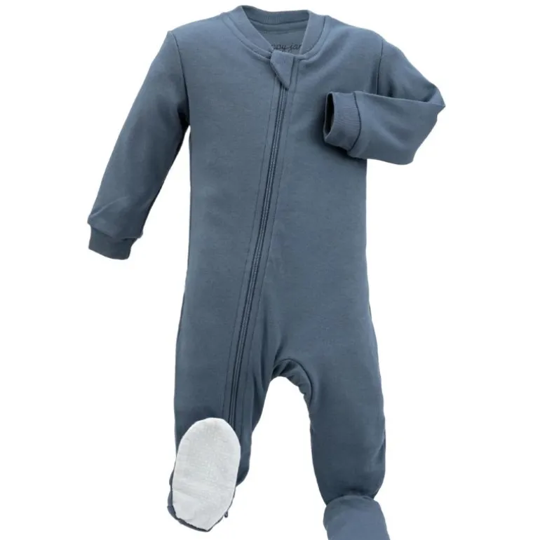Solid Organic Footed Sleepers