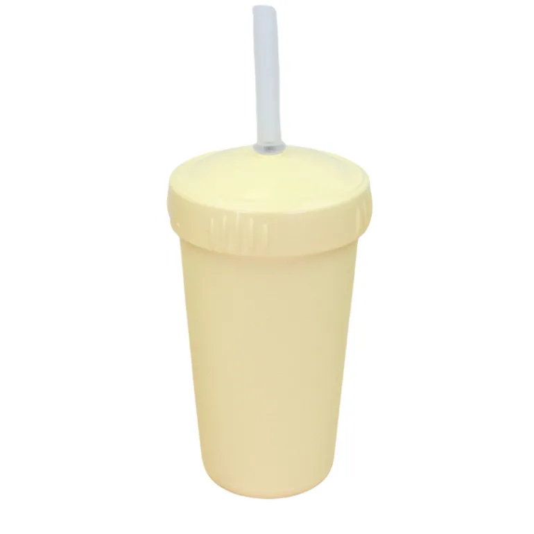Straw Cup with Lid